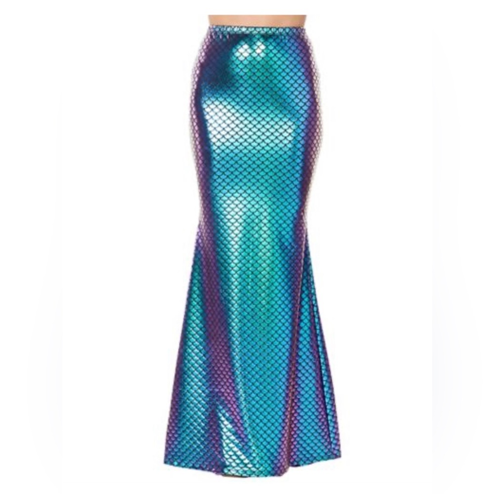 Iridescent Scale Mermaid Skirt